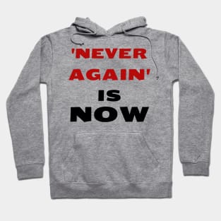 'Never Again' is NOW - Jewish Call to Social Action Hoodie